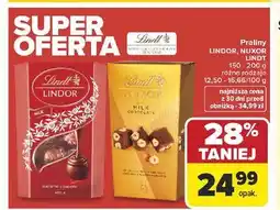 Carrefour Praliny LINDOR, NUXOR LINDT oferta
