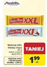 Carrefour Wafelek XXL PRINCE POLO oferta