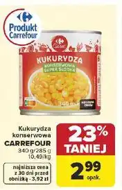 Carrefour Kukurydza konserwowa CARREFOUR oferta