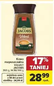 Carrefour Kawa rozpuszczalna VELVET JACOBS oferta