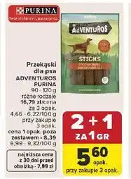 Carrefour Przysmak dla psa ADVENTUROS PURINA oferta