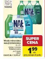 Carrefour Nałęczowianka Woda mineralna oferta