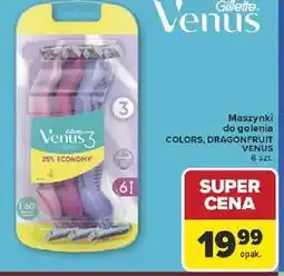 Carrefour Maszynki do golenia Colors, Dragonfruit Venus 6 szt oferta