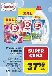 Carrefour E Proszek, żel, kapsułki do prania XXL oferta