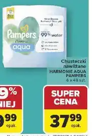 Carrefour Chusteczki nawilżane Pampers Aqua Harmonie oferta