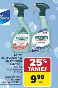 Carrefour Sanytol Spray do czyszczenia i dezynfekcji (various types) oferta