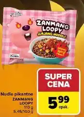 Carrefour Nudle pikantne ZANMANG LOOPY oferta