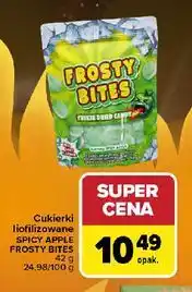 Carrefour Cukierki liofilizowane SPICY APPLE FROSTY BITES oferta