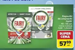 Carrefour Fairy Platinum Plus Kapsułki do zmywarki oferta