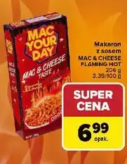 Carrefour Makaron z sosem MAC & CHEESE FLAMING HOT oferta