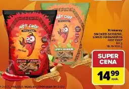 Carrefour Hot Chip (pikantne chipsy) oferta