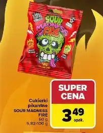 Carrefour Cukierki pikantne SOUR MADNESS FIRE oferta