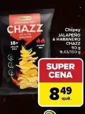 Carrefour Chipsy JALAPENO & HABANERO CHAZZ oferta
