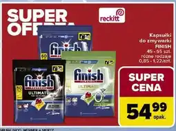 Carrefour Tabletki do zmywarek lemon Finish Quantum Ultimate oferta