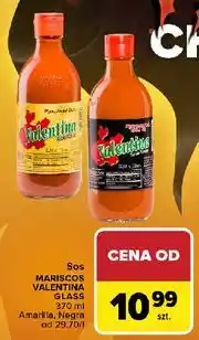 Carrefour Sos MARISCOS VALENTINA Salsa Picante Amarilla, Negra oferta
