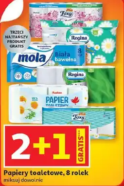Auchan Papiery toaletowe, 8 rolek oferta