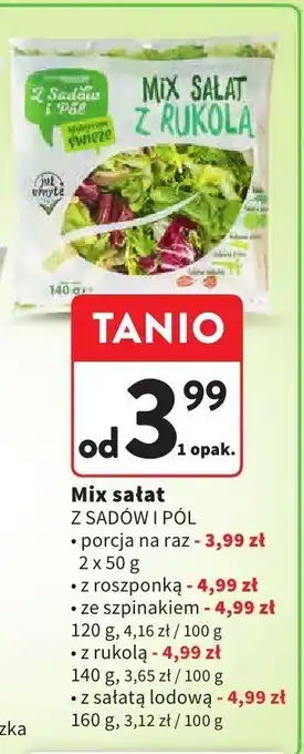 Intermarche Mix sałat Z SADÓW I PÓL oferta
