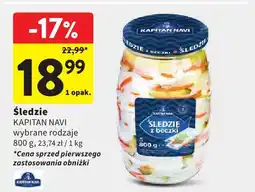 Intermarche Śledzie z beczki KAPITAN NAVI oferta