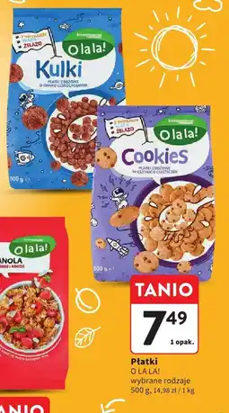 Intermarche Płatki Cookies O LA LA! oferta