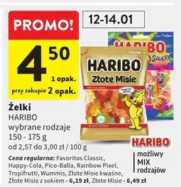 Intermarche Żelki HARIBO wybrane rodzaje oferta