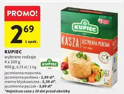 Intermarche Kasza jęczmienna perłowa KUPIEC wybrane rodzaje oferta