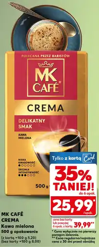 Kaufland Kawa mielona MK Cafe oferta