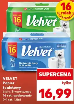 Kaufland Papier toaletowy Velvet oferta