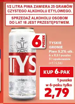 Kaufland Piwo Tyskie oferta