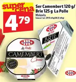 Topaz Ser Camembert 120 g / Brie 125 g La Polle oferta