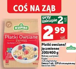 Topaz Płatki owsiane/jęczmienne 200/400 g Kupiec oferta