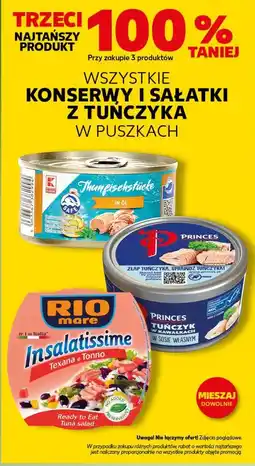 Kaufland Wszystkie konserwy i sałatki z tuńczyka w puszkach oferta