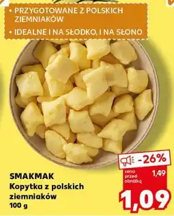 Kaufland SMAKMAK kopytka z polskich ziemniaków oferta