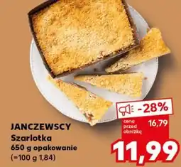 Kaufland JANCZEWSCY Szarlotka oferta