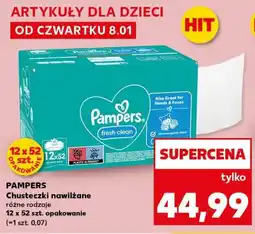 Kaufland PAMPERS chusteczki nawilżające oferta