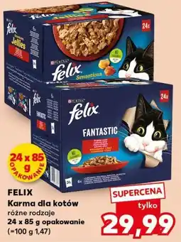 Kaufland FELIX karma dla kotów oferta