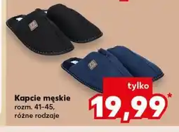 Kaufland Kapcie męskie oferta