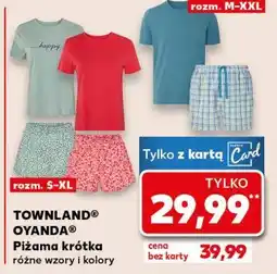 Kaufland TOWNLAND piżama krótka oferta