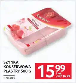Selgros Szynka konserwowa plastry oferta