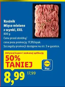Lidl Mięso mielone z szynki Rzeźnik XXL oferta