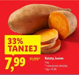 Lidl Bataty luzem oferta