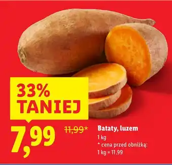 Lidl Bataty luzem oferta