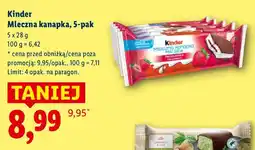 Lidl Czekolada Kinder Mleczna kanapka, 5-pak oferta
