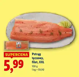 Lidl Pstrąg tęczowy, filet, XXL oferta