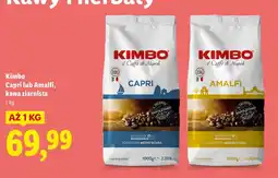 Lidl Kawa Kimbo Capri lub Amalfi, kawa ziarnista oferta