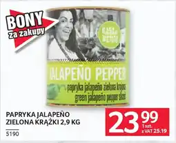 Selgros Papryka jalapeño zielona krążki oferta