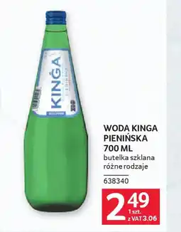 Selgros Woda kinga pienińska oferta