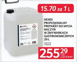 Selgros Hendi profesjonalny preparat do mycia naczyń w zmywarkach gastronomicznych 20 l oferta