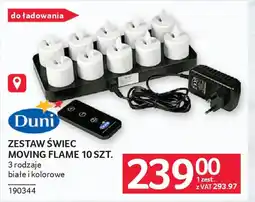 Selgros Zestaw świec moving flame oferta