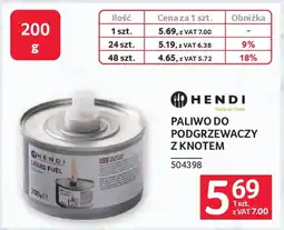 Selgros Paliwo do podgrzewaczy z knotem oferta