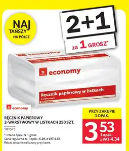 Selgros Ręcznik papierowy 2-warstwowy w listkach 250 szt. oferta